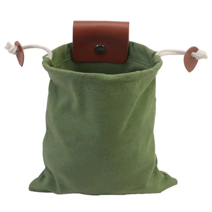Foraging Pouch - Portable Belt-Mounted Foraging Bag for Outdoor Foraging & Nature Collection