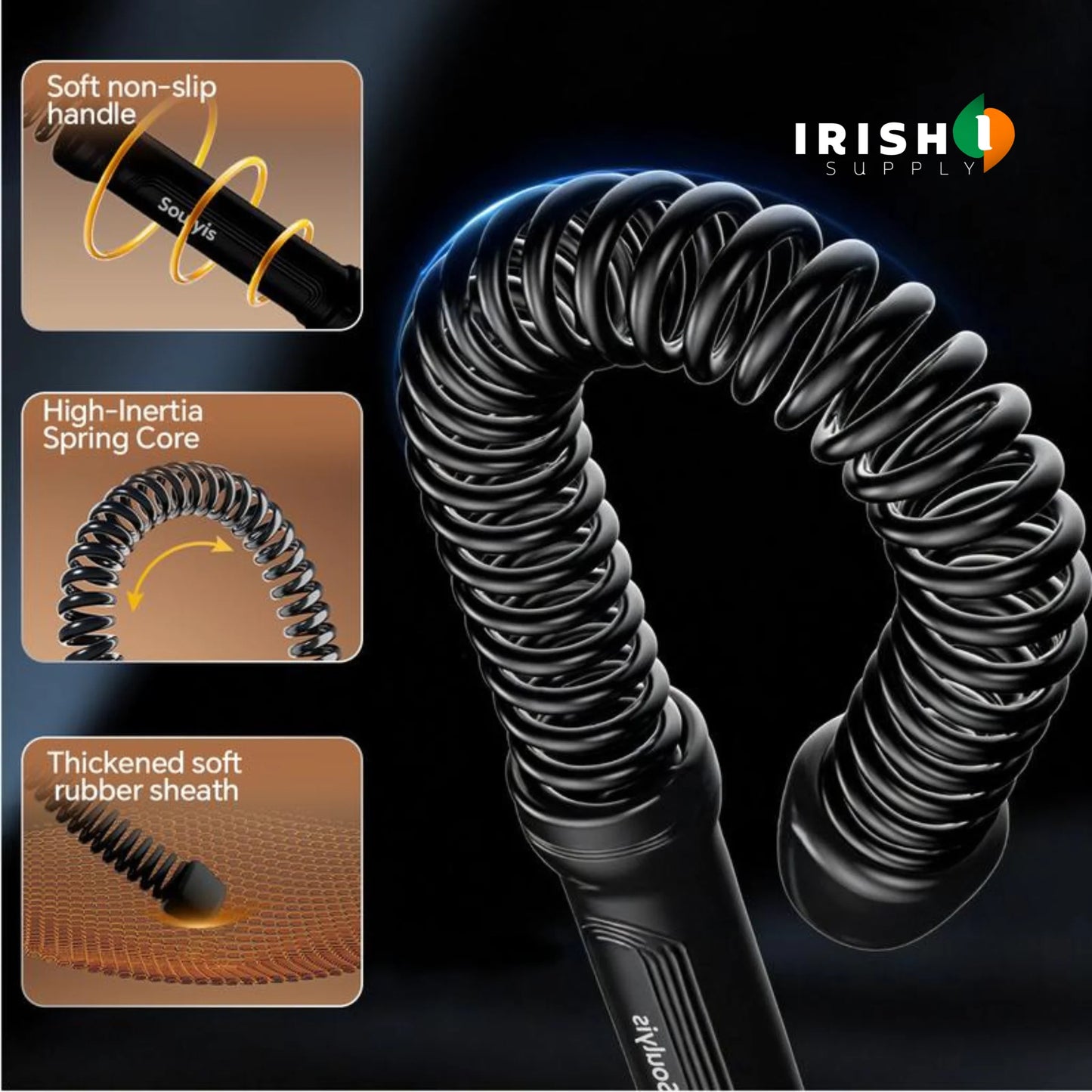 POWERPULSE Cordless Full-Body Battle Rope Trainer