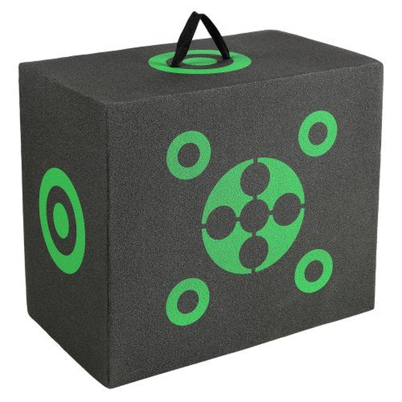 Archery Target, 16X18 All-Side Shotting Archery Arrow Target, Outdoor Portable Archery Target with Carry Handle, Easy Arrow Removal, Great Visibility, Lightweight, Easy to Transport, Black